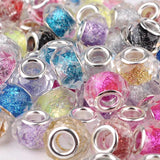 50Pcs/Lot Mixed Glass Beads Accessories Colour Sequin Irregular Face Bead
