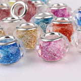 50Pcs/Lot Mixed Glass Beads Accessories Colour Sequin Irregular Face Bead