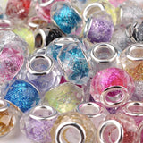 50Pcs/Lot Mixed Glass Beads Accessories Colour Sequin Irregular Face Bead