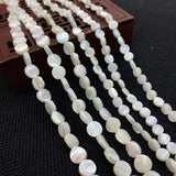 Mother of Pearl Shell Beads 6mm DIY Jewelry Making Necklace Bracelet Charms