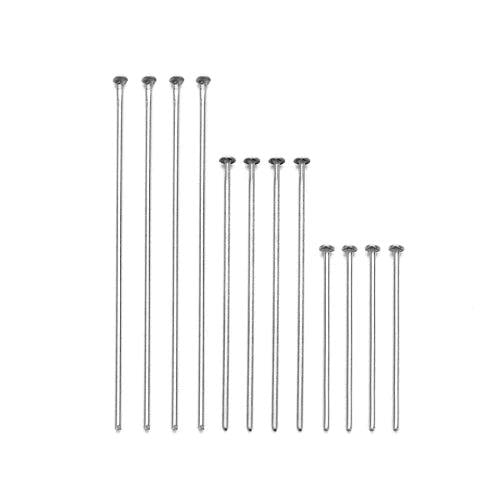 Stainless Steel Eye Flat Head Pin Ball Head Pins 50-100Pcs