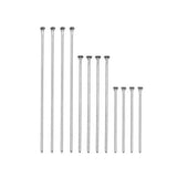 Stainless Steel Eye Flat Head Pin Ball Head Pins 50-100Pcs
