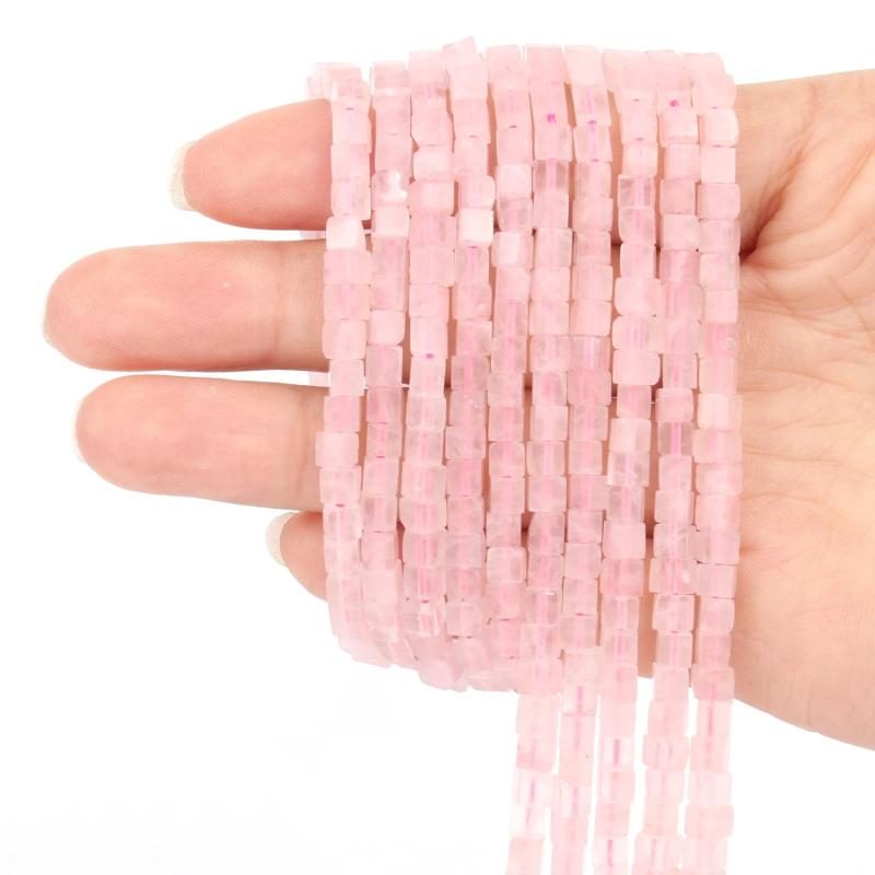 4mm Natural Stone Beads for Jewelry Making DIY Bracelet Earrings
