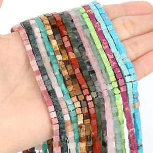 4mm Natural Stone Beads for Jewelry Making DIY Bracelet Earrings