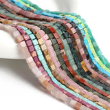 4mm Natural Stone Beads for Jewelry Making DIY Bracelet Earrings