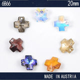 Cross Pendant Crystals From Austria 20mm Rhinestone Loose Beads
