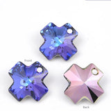 Cross Pendant Crystals From Austria 20mm Rhinestone Loose Beads