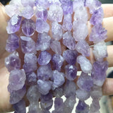 Natural Amethyst Irregular Beads 8-10MM 15''