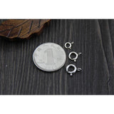 4pcs 925 Sterling Silver Lobster Clasp Hooks for DIY Jewelry Making
