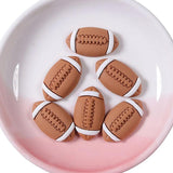 10Pcs Resin Sport Flat Back Cabochons DIY Home Decoration Crafts