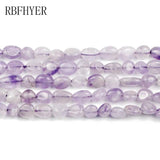 Lavender Purple Crystal Beads 5mm~7mm Gravel for Jewelry Making