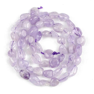 Lavender Purple Crystal Beads 5mm~7mm Gravel for Jewelry Making