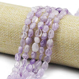 Lavender Purple Crystal Beads 5mm~7mm Gravel for Jewelry Making