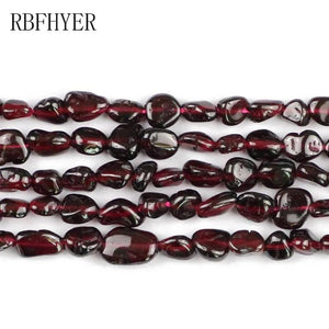 Garnet Beads Nature Gravel Chips 4mm~7mm Loose Beads DIY Jewelry Making
