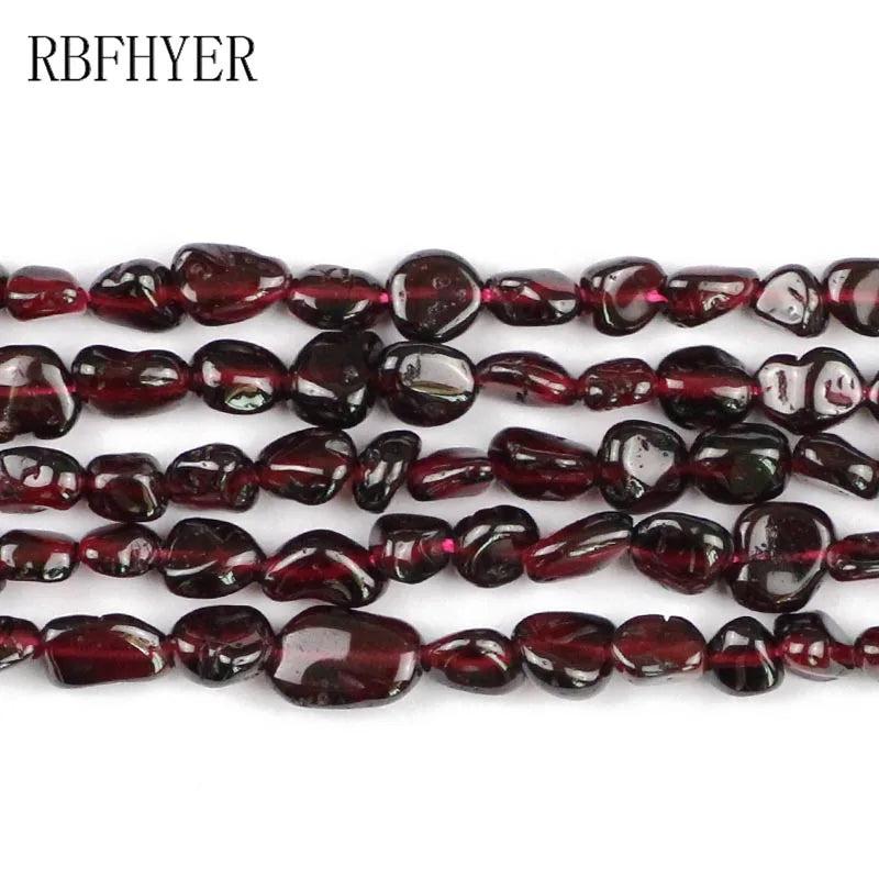 Garnet Beads Nature Gravel Chips 4mm~7mm Loose Beads DIY Jewelry Making