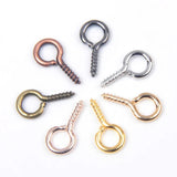 100-200pcs Mini Eye Pins Stainless Steel Clasps DIY Jewelry Findings