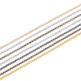 Bronze Round Link Necklace Chain Bulk Brass For Jewelry Making DIY