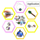 10mm 12mm 16mm 20mm 25mm Glass Cabochons Snap Button Charm Bracelet
