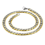 ASON High Stainless Steel Chain Jewelry Womem Men Necklace