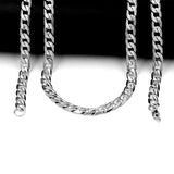 ASON High Stainless Steel Chain Jewelry Womem Men Necklace
