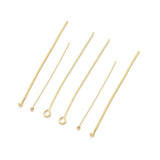 200pcs 20-50mm Flat Head Pin Silver Plated Ball Head Pins for Jewelry Making
