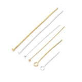 200pcs 20-50mm Flat Head Pin Silver Plated Ball Head Pins for Jewelry Making