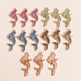 10pcs Ocean Mermaid Shell Charms for DIY Jewelry Making