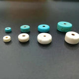 4-12mm Heishi Flat Ivory Turquoise Spacer Beads Round Stone Bracelet