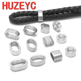 10pcs 316L Stainless Steel Large Hole Spacer Beads DIY Jewelry Making