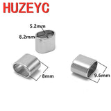 10pcs 316L Stainless Steel Large Hole Spacer Beads DIY Jewelry Making