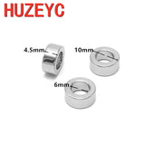 10pcs 316L Stainless Steel Large Hole Spacer Beads DIY Jewelry Making