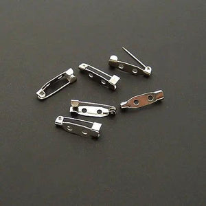 50PCS Iron Brooch Base Brooch Pins Diy Jewelry Findings