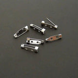 50PCS Iron Brooch Base Brooch Pins Diy Jewelry Findings