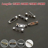 50PCS Iron Brooch Base Brooch Pins Diy Jewelry Findings