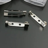 50PCS Iron Brooch Base Brooch Pins Diy Jewelry Findings