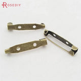 50PCS Iron Brooch Base Brooch Pins Diy Jewelry Findings