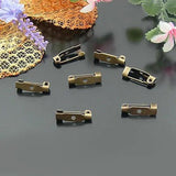 50PCS Iron Brooch Base Brooch Pins Diy Jewelry Findings