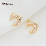 DIY Moon Star Dolphin Pendants for Earrings Necklaces Bracelets Supplies