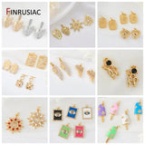 DIY Moon Star Dolphin Pendants for Earrings Necklaces Bracelets Supplies