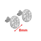 10 Stainless Steel Embossed Ear Hook Earplugs Earring Accessories
