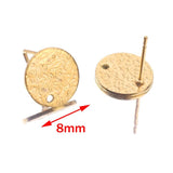 10 Stainless Steel Embossed Ear Hook Earplugs Earring Accessories