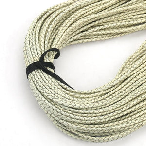 Braided Leather Cords 2 Meters Vintage Rope String Jewelry Making DIY