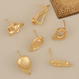 6Pcs Genuine Plating Earrings Stud Hand Made Jewelry Accessories