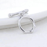 14K Plated Brass Round Bracelet Clasps for DIY Jewelry Making