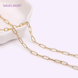 18K Plated Clip Ball Beads Chain Bulk DIY Jewelry Making