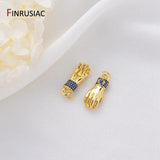 14K Gold-Plated Zircon Gesture Palm Pendants DIY Jewelry Supplies