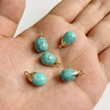Water Drop Shape Amethysts Opalite Pendant for Women Necklace