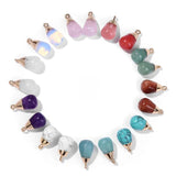 Water Drop Shape Amethysts Opalite Pendant for Women Necklace