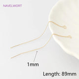 Long Ear Wire Earring Accessories High Tassel Findings DIY Jewelry Making
