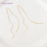 Long Ear Wire Earring Accessories High Tassel Findings DIY Jewelry Making